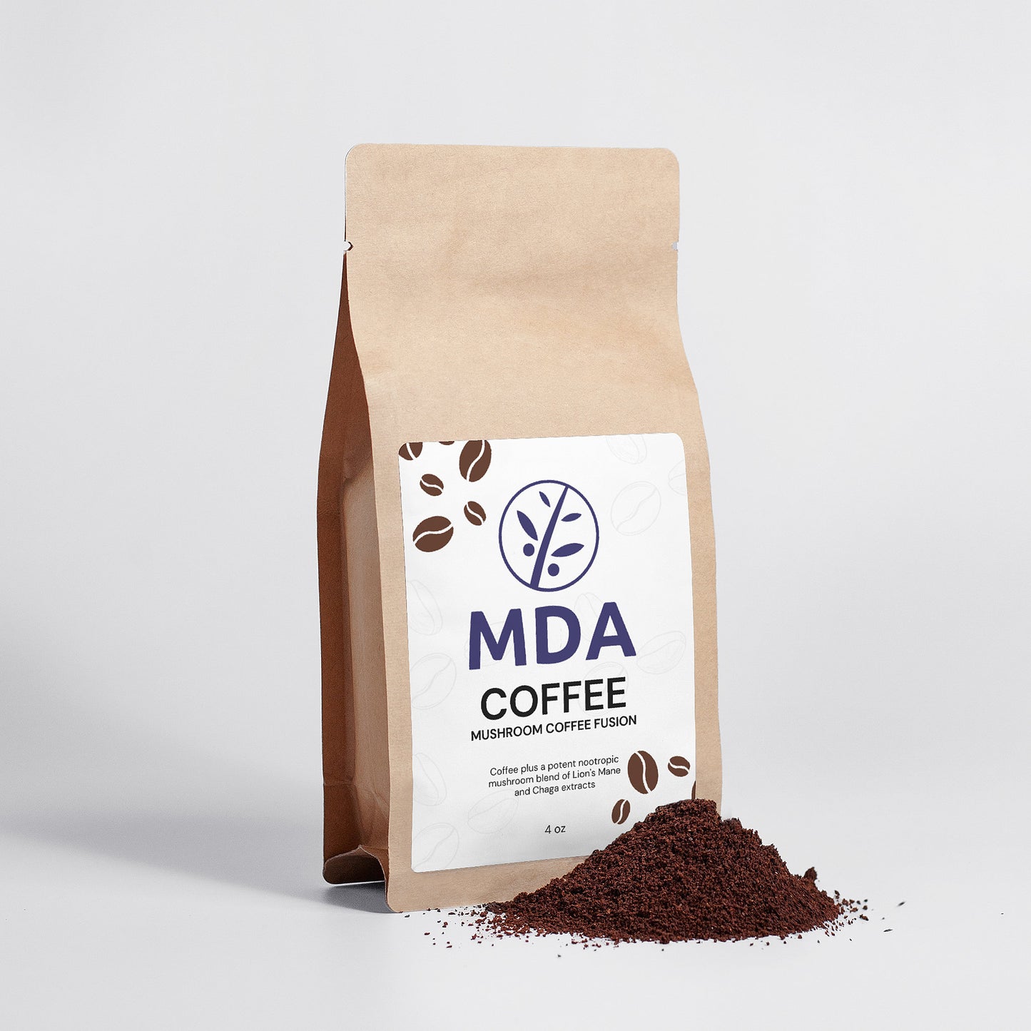 Mushroom Coffee Fusion - Lion’s Mane & Chaga 4oz
